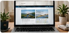 Website design concept image for a digital project